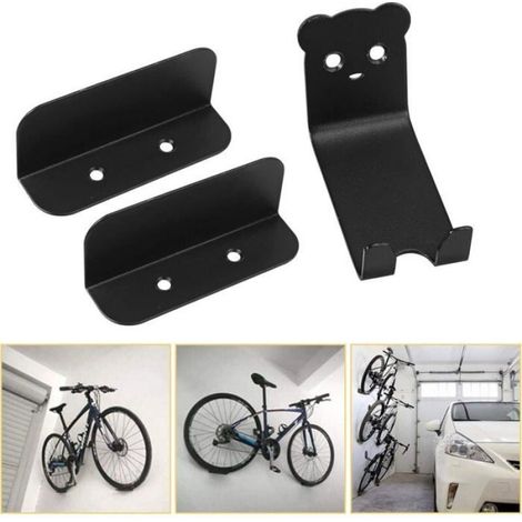 Support Mural Pour Velo - Metal - Charge 100 Kg Par Support - Pour Garage Atelier - 6 Unites (1/4)