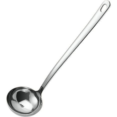 Cuillère À Soupe - En Acier Inoxydable 304 - Résistante À La Chaleur Et À La Rouille - Forme Intégrée - 25,5 X 6,7 Cm - 1 Pièce (1/5)