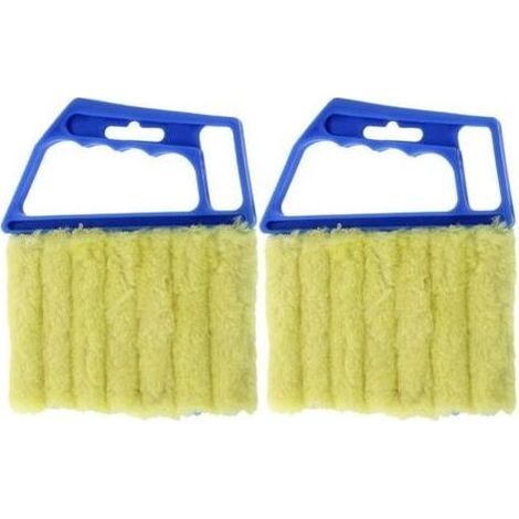 Brosses de nettoyage en verre bleu, brosse de dépoussiérage pour sorties de climatisation, brosse de nettoyage pour aspirateur, lavable (1/4)