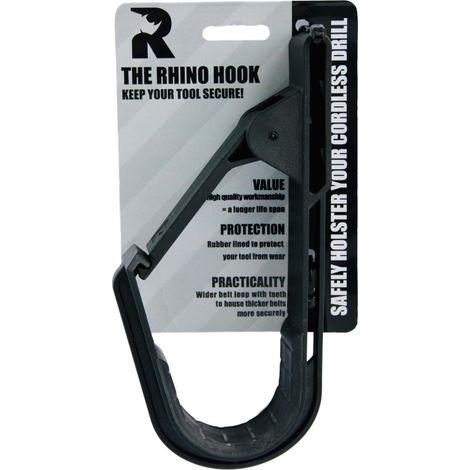 Rhino Hook Universal Tool Belt Cordless Drill Holder