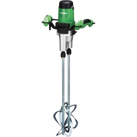 Hikoki – Malaxeur 1800W UM22VYST – Double hélice 2x135mm – Vitesse 150-650 tr/min – Pour mélange béton et mortier
