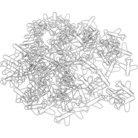 Büroklammern in Flugzeugform, niedliche kleine Büroklammern für Büro, Schule und Zuhause, Schreibtischorganisation, Silber (1/5)