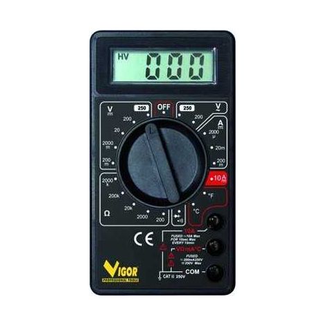 Probador Digital Vigor Sirio 250 Voltios