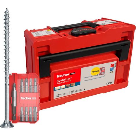 Fischer 574617 Tanos-Box PowerFast II Tanos-Box M173 Vite per truciolare 1081 pz. (1/5)