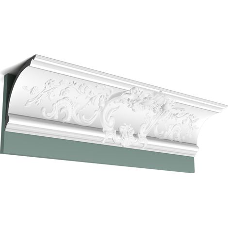 Cornici Soffitto e Parete aspetto stucco decorativo Cornicione 2 m Orac Decor C338A LUXXUS (1/5)