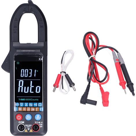 X4 Pince Ampèremétrique AC, écran couleur, multimètre intelligent haute précision pour usine (1/5)