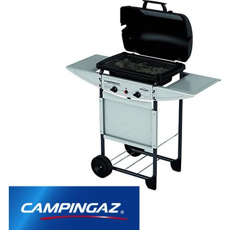 Barbecue / Griglia a gas con pietra lavica con ruote EXPERT PLUS IT