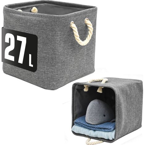 2er Set Aufbewahrungsbox 30x30x30