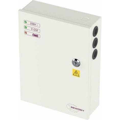 Alimentation universelle à découpage 12VDC 5 A / 24VDC - 2.5A avec relais défaut - SEWOSY - (1/2)