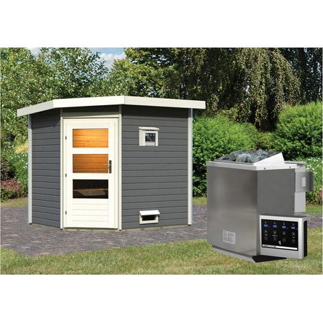 SH Mikka, 9kW Bio ext.Strg moderne Tür, terragrau
