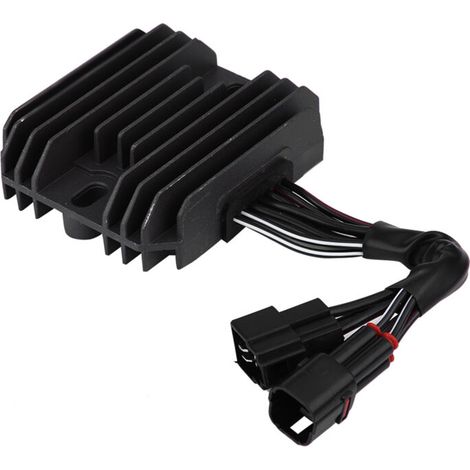 Spannungsgleichrichter mit Kühlrippen. Entwickelt als originale Standard-Gleichrichterbaugruppe für Suzuki GSXR 600/750 (2006–2010) – Crezuo