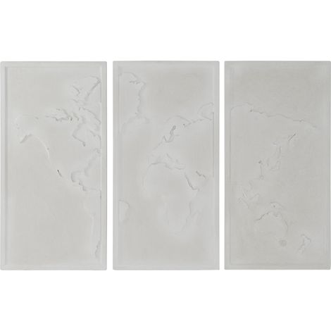 Decoracion Pared Set 3 Mdf 180X4X120 Mapamundi (1/4)