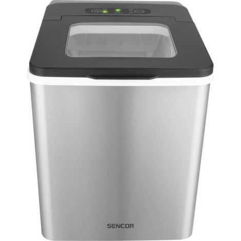 Sencor SIM 3400BK máquina de hielo acero inoxidable diseño moderno (1/5)