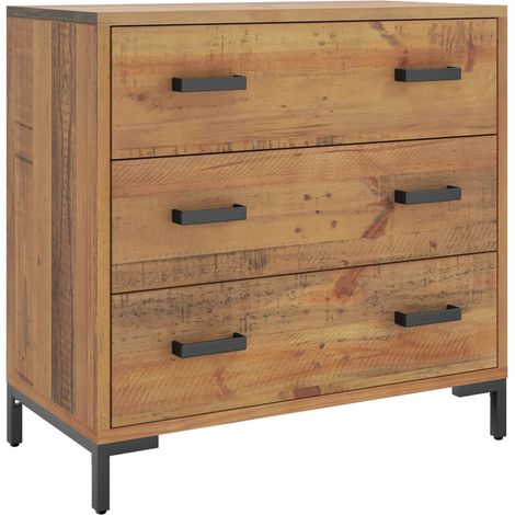 Kommode 75x35x70 cm Massivholz Kiefer vidaXL (1/5)