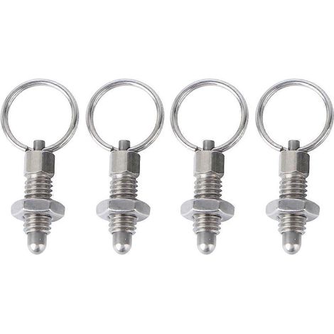 anneaux de traction, goupilles d'indexage, boutons, pistons, ressorts en acier inoxydable, goupilles de positionnement-4.7X2cm (1/2)