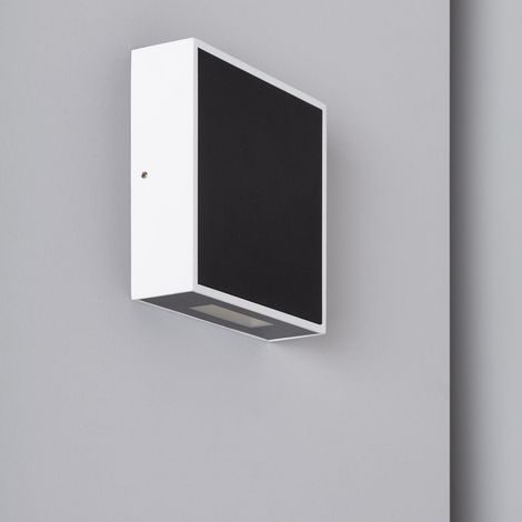 Applique da Parete LED 6W in Alluminio Roma Nero 3000K Bianco Caldo
