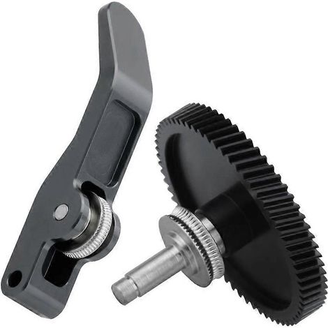Ensemble d'engrenages d'extrudeuse en acier trempé pour imprimantes 3D Bambu Lab A1/A1 Mini, accessoires pour imprimantes 3D, noir et gris (1/5)