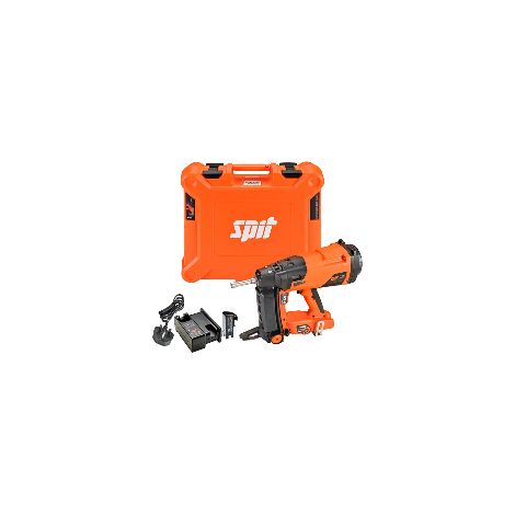 Spit – Cloueur à gaz autonome multi-matériaux 19652 – Longueur clou 15-40 mm – Autonomie 3500 fixations – Fixations acier et béton dur