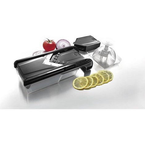 ibili Mandoline Easycook V schwarz mit 6 austauschbaren Klingen