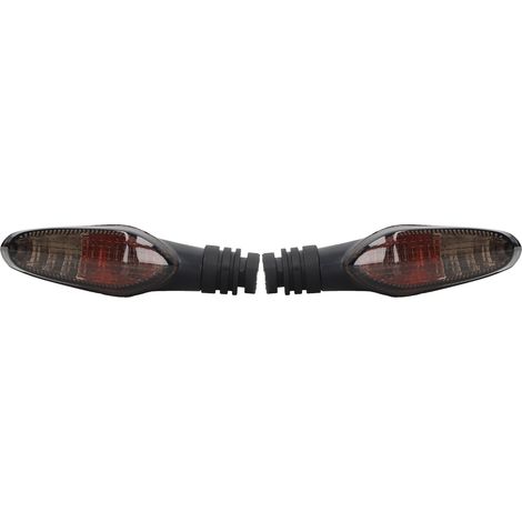 Jeffergarden Clignotant de moto 12 V, lumière rouge orange, haute luminosité, clignotant de remplacement pour DUCATI Monster Streetfighter gris (1/5)