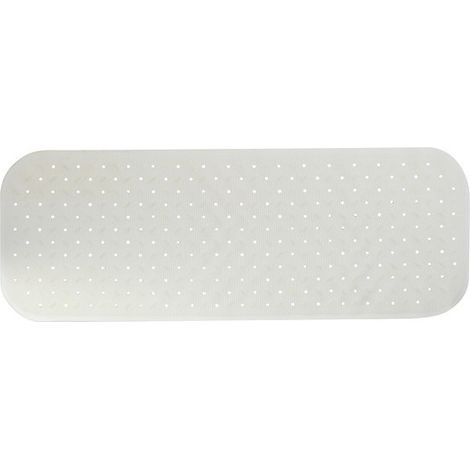 Tapis Fond de baignoire antidérapant Caoutchouc CLASS 36x97cm Blanc MSV