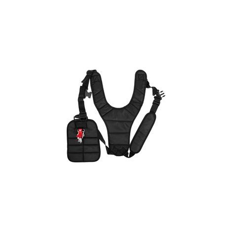 Ceinture-Baudrier Pratique à Double Boutonnage pour débroussailleuse de Jardin.