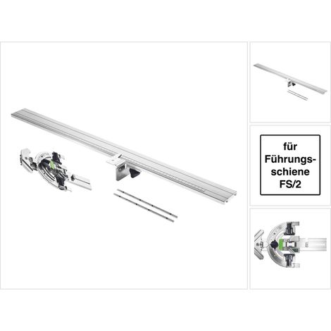 Tope-guía angular Festool FS-WA para carril guía FS/2 corte 60º + prolongación FS-WA-VL (1/5)