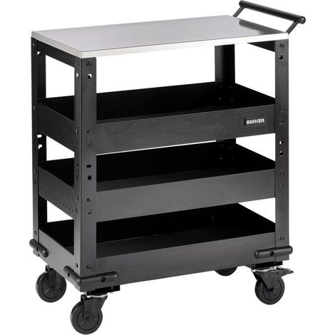 Draper 36347 3 TIER TROLLEY SS WORKTOP FSC