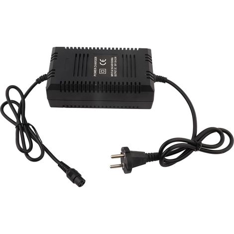 Chargeur de Scooter électrique Chargeur de Batterie au Plomb-Acide Scooter électrique vélo vélo 3 Broches connecteur mâle 36V(EU) (1/5)
