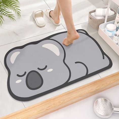 Tapis De Sol En Terre De Diatomée - Antidérapant Absorbant Eau - Pour Salle De Bain Cuisine Entrée - 380 G (1/3)