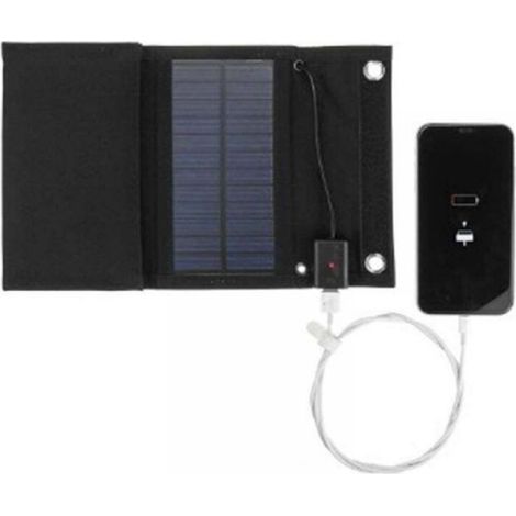 Chargeur Solaire Portable Étanche IPX4 30W avec Port USB QC3.0 et Sortie 5V - Power Bank pour Camping (1/4)