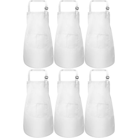 Tablier de bricolage pour enfants - Tablier de cuisine - Tablier de peinture - Ajustable - Tablier pour loisirs créatifs - Tablier pour enfants - Idéal pour la pâtisserie, le jardinage, etc. (1/5)