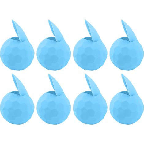 Packung mit 10 wiederverwendbaren Silikon-Wasserbomben, selbstverschließend und schnell befüllbar, für Sommerspiele und Partys am Pool oder Strand (hellblau). (1/5)