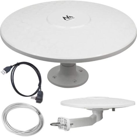 MCTV-947 Antenne omnidirectionnelle extérieure multidirectionnelle pour TV (Camper - USB) A123