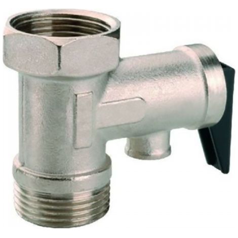 Válvula de Seguridad 3/4" Ariston para Termo y Acumulador  9,5 Bar  Medida 26x175mm  Retención y Alivio con Maneta