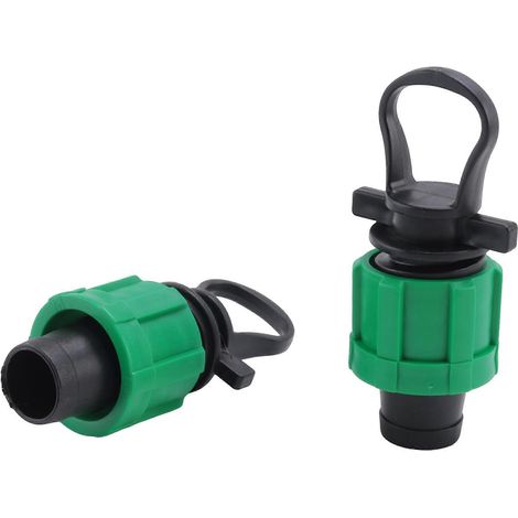 Irrigation goutte à goutte Tubing End bouchon fiche 1 2 pouce End bouchon raccord pour 16mm goutte à goutte Tape (1/5)