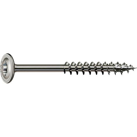 Spax Tellerkopfschrauben 8.0 x 100 mm TX 40 - 20 Stück Edelstahl Tellerkopfschrauben