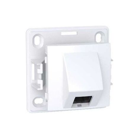 Prise RJ45 CAT5E UTP blanc polaire saillie (mécanisme sans cadre) ALREA SCHNEIDER ELECTRIC ALB61343P