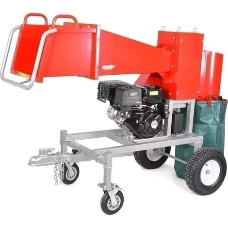 Benzin Holzhäcksler mit Elektrostart, 457cm3 , 9,6 kW