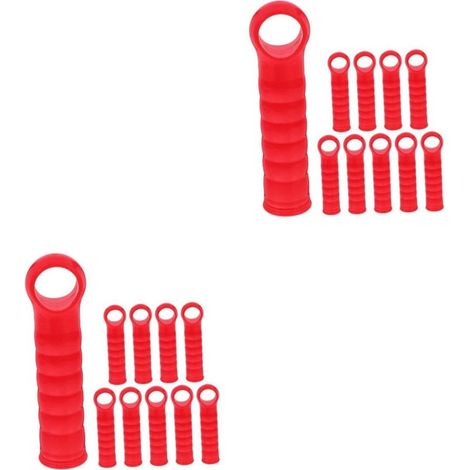 2 Ensembles Capuchons De Remplacement Pour Manche De Balai Et Mop Embouts (1/5)
