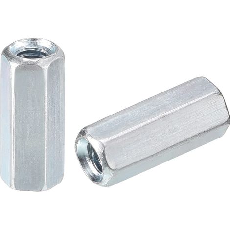 10pcs M5x8x20mm Raccord Écrous Galvanisé Carbone Acier (1/5)