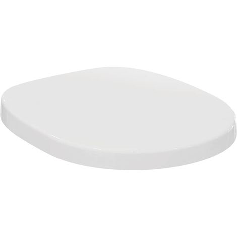 Ideal Standard - Concept, Copriwater avvolgente con chiusura rallentata, Copri WC spesso da 365x435x50mm, Bianco (1/4)