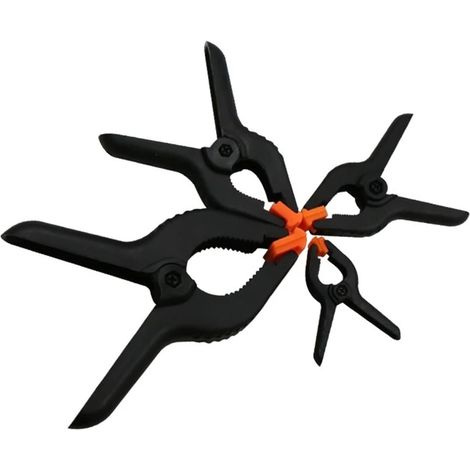 Pince de studio à ressort 3" nylon, pour menuiserie et tuyau (1/5)