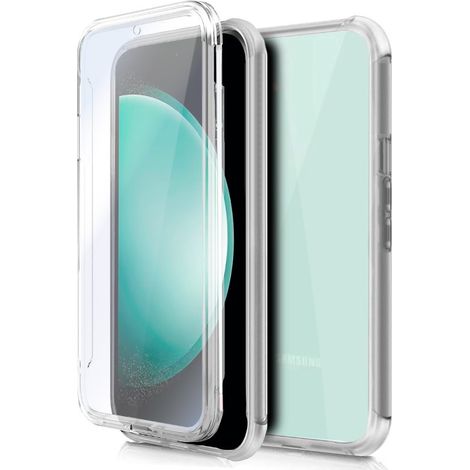 Funda COOL Silicona 3D para Samsung S711 Galaxy S23 FE (Transparente Frontal + Trasera)