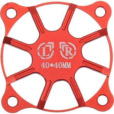 Housse de Ventilateur RC 40x40mm en Alliage d'Aluminium pour Moteur - Accessoire de Protection Bleu Foncé (1/5)