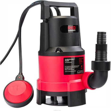 Pompe Submersible Pour Vide Cave Eau Propre Et Sale Avec Flotteur 1400W (1/5)