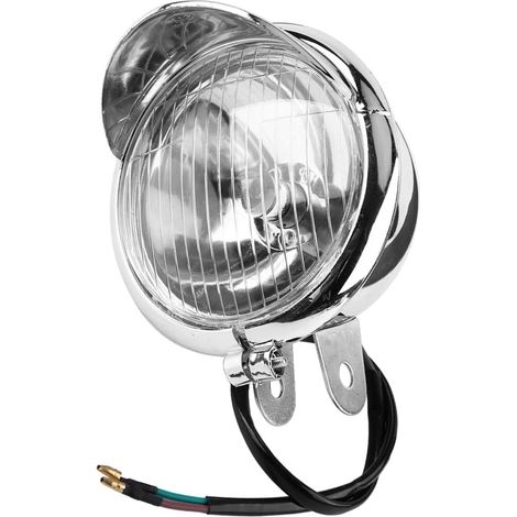 Faro anteriore universale per moto da 12V con ABS e luce fendinebbia retrò (1/5)