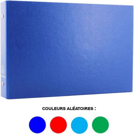 Classeur Pour Fiches Bristol - 16,5 X 24 Cm - 2 Anneaux - Exacompta (1/5)