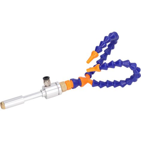 Ensemble de 3 pistolets de refroidissement à air froid 7 bars 520 BTU à double tête, tube universel en alliage d'aluminium, pistolet de refroidissement à air vortex