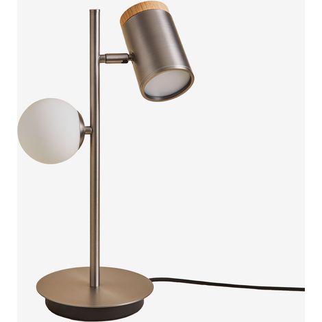 Lámpara de mesa orientable con 2 puntos de luz en hierro Amaranto SKLUM (1/5)